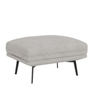 wohnli-moebel-suche-M25027035 Wohnli Möbelsuche - Moderner Hocker mit schwarzen Metall-Füßen aus Samt-Stoff