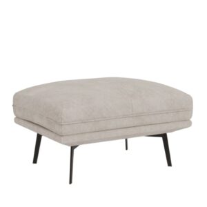 wohnli-moebel-suche-M25027036 Wohnli Möbelsuche - Moderner Hocker mit schwarzen Metall-Füßen aus Samt-Stoff