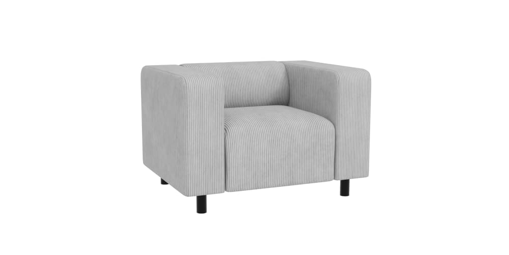 Wohnli Möbelsuche - Moderner Sessel aus Cord-Stoff