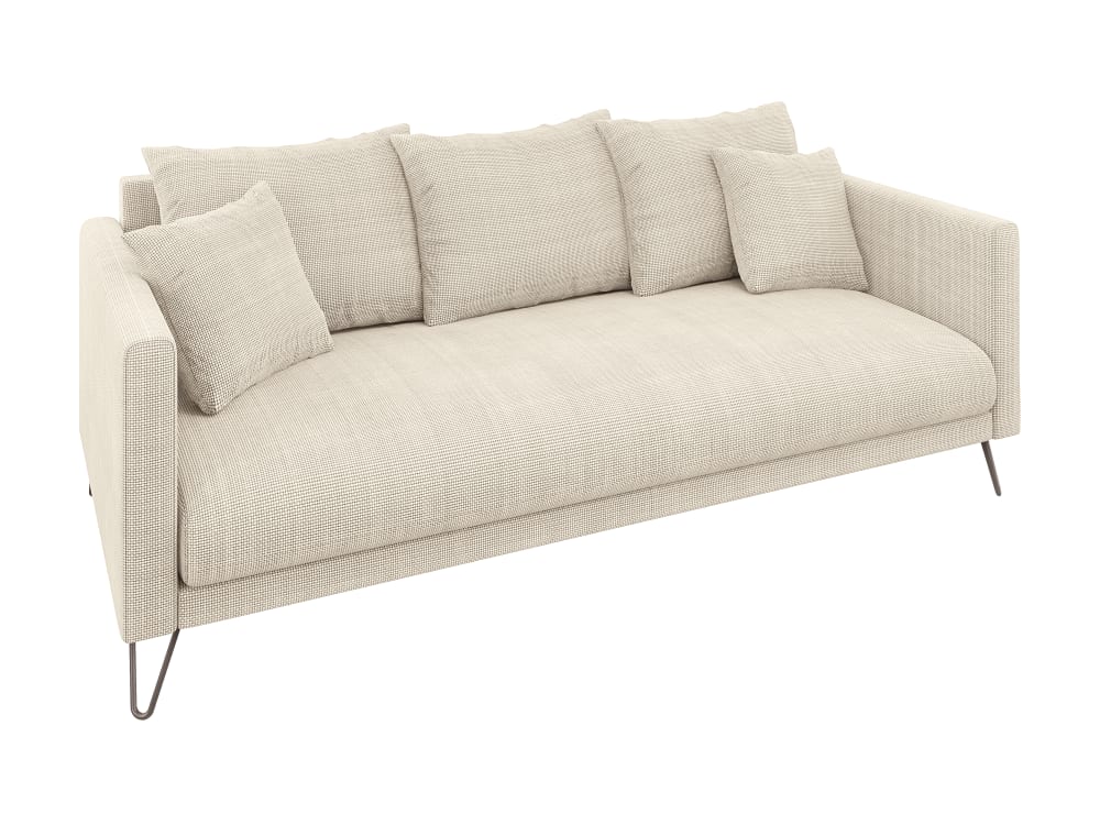 Wohnli Möbelsuche - Modernes Sofa 3-Sitzer aus Chenille-Stoff