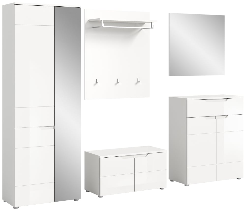 Wohnli Möbelsuche - Garderobenkombination aus Spanplatte