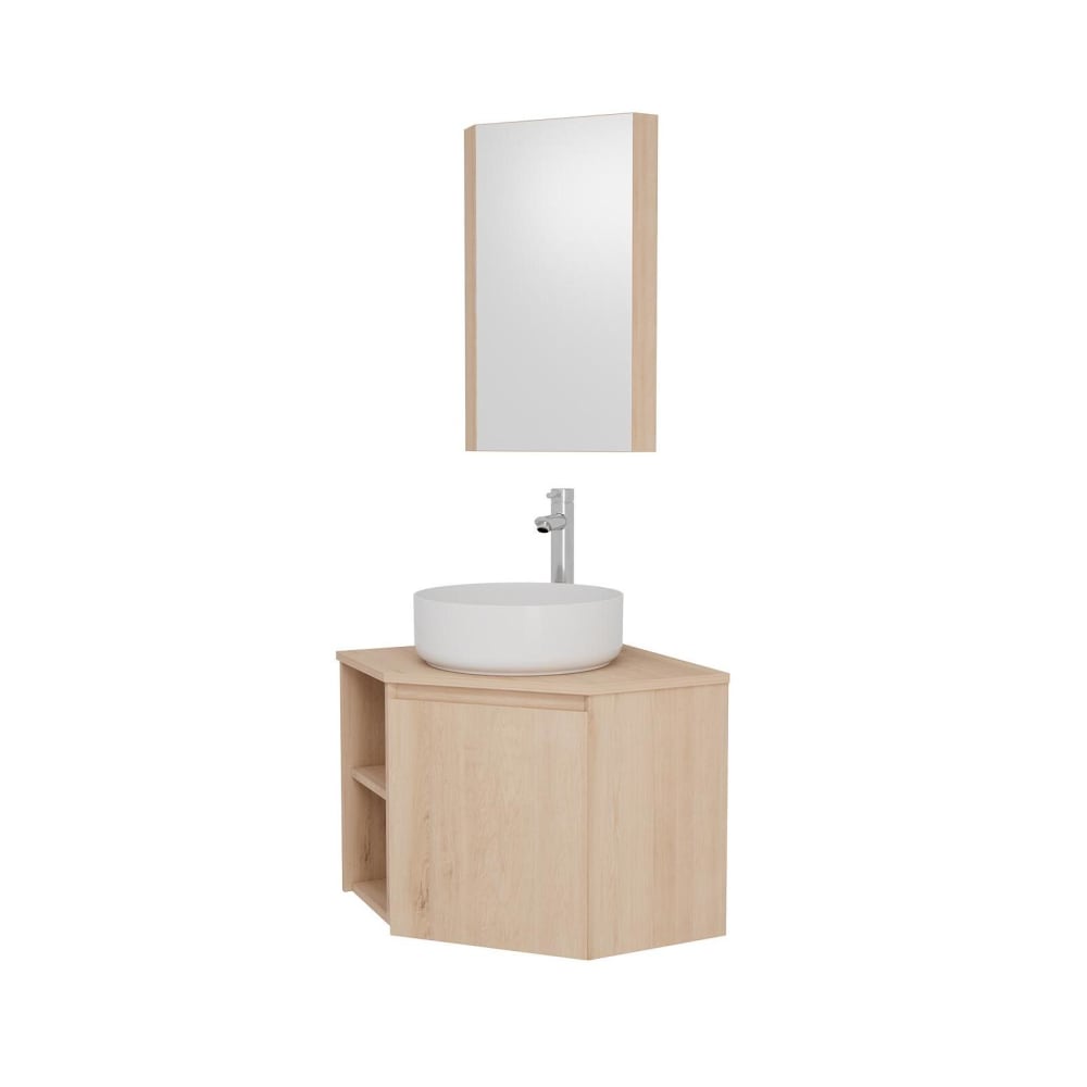wohnli-moebel-suche-M25028703 Wohnli Möbelsuche - Eckwaschtisch-Set + Waschbecken + Wasserhahn + Eckbadezimmerschrank