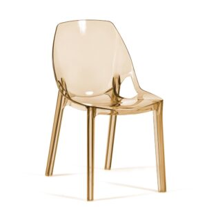 wohnli-moebel-suche-M25030307 Wohnli Möbelsuche - 2er-Set Stühle aus Polycarbonat transparent champagner