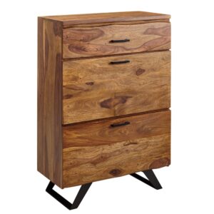 wohnli-moebel-suche-M25032350 Wohnli Möbelsuche - Sideboard mit 3 Schubladen aus Sheesham Braun