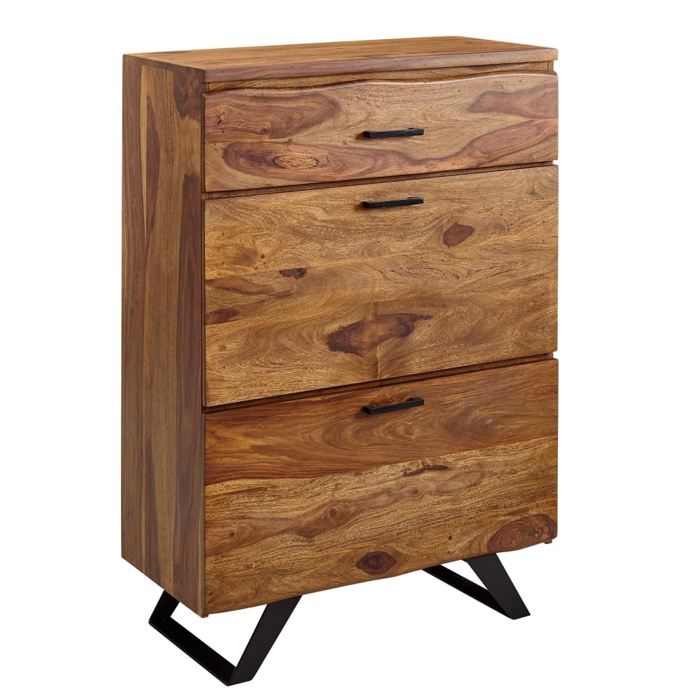 wohnli-moebel-suche-M25032350 Wohnli Möbelsuche - Sideboard mit 3 Schubladen aus Sheesham Braun