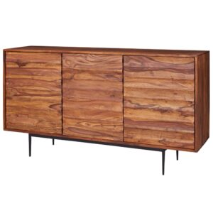 Wohnli Möbelsuche - Sideboard mit 3 Türen aus Sheesham Massivholz