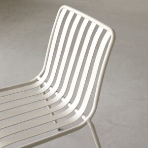 51x80x58cm Metall Beige Tikamoon Möbel Esszimmermöbel Stühle