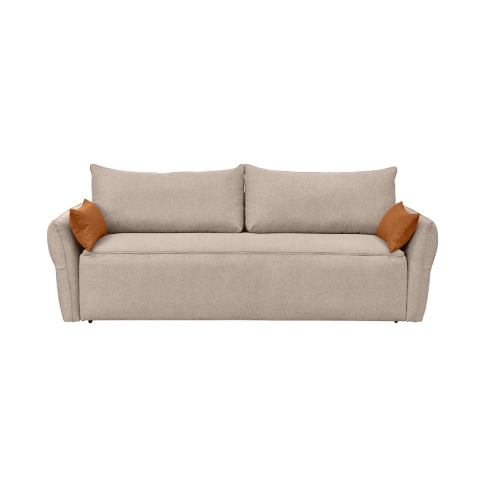 wohnli-moebel-suche-M25033325 Wohnli Möbelsuche - Schlafsofa 3-Sitzer aus Stoff L238 cm - Beige
