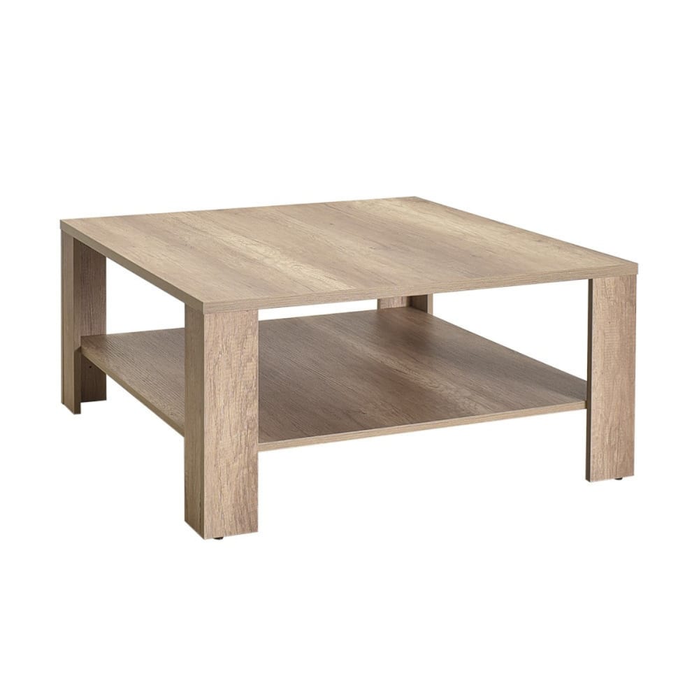 wohnli-moebel-suche-M25035717 Wohnli Möbelsuche - Couchtisch mit 1 Regalboden L90 cm - LENA - Nussbaumdekor Hell