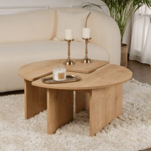 wohnli-moebel-suche-M25035720-1 Couchtisch aus 90 x 90 x 41 cm braun 90x41x90cm Holz Braun Habitat & Jardin Möbel Wohnzimmermöbel Couchtische