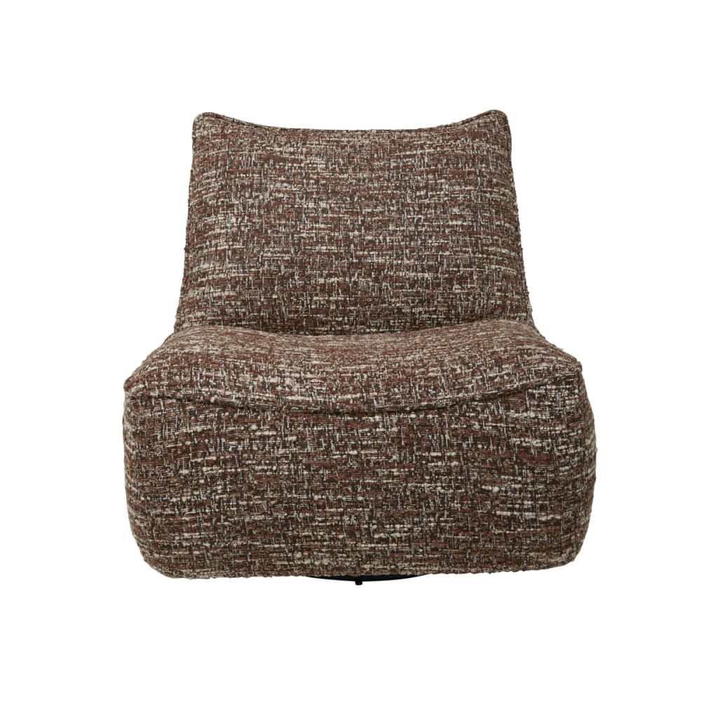 Wohnli Möbelsuche - Drehbarer Sessel mit braunem Stoffbezug