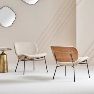 62x68x65cm Spanplatte Braun Signature Sofas und Sessel Sessel, Poufs und Fußbänke Sessel