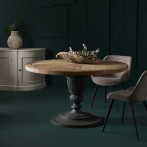 wohnli-moebel-suche-M25040555-1 Beistelltisch L140 cm massive Kiefer alt 140x78x140cm Holz Beige Signature Möbel Esszimmermöbel Esstische