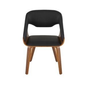 Wohnli Möbelsuche - Set mit 4 Bridges aus schwarzem Vinyl