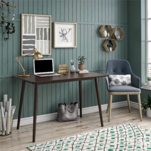 wohnli-moebel-suche-M25042469-1 Schreibtisch in Nussbaumoptik 59x75x119cm Spanplatte Braun Novogratz Möbel Büromöbel Schreibtische