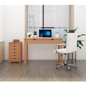 Kommode mit 6 Schubladen aus Kiefer, natur 34x66x39cm Holz Braun Loft24 Möbel Schlafzimmermöbel Kommoden