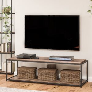 TV-Möbel in Holzoptik 52x45x152cm Spanplatte Braun Dorel Home Möbel Wohnzimmermöbel TV-Möbel