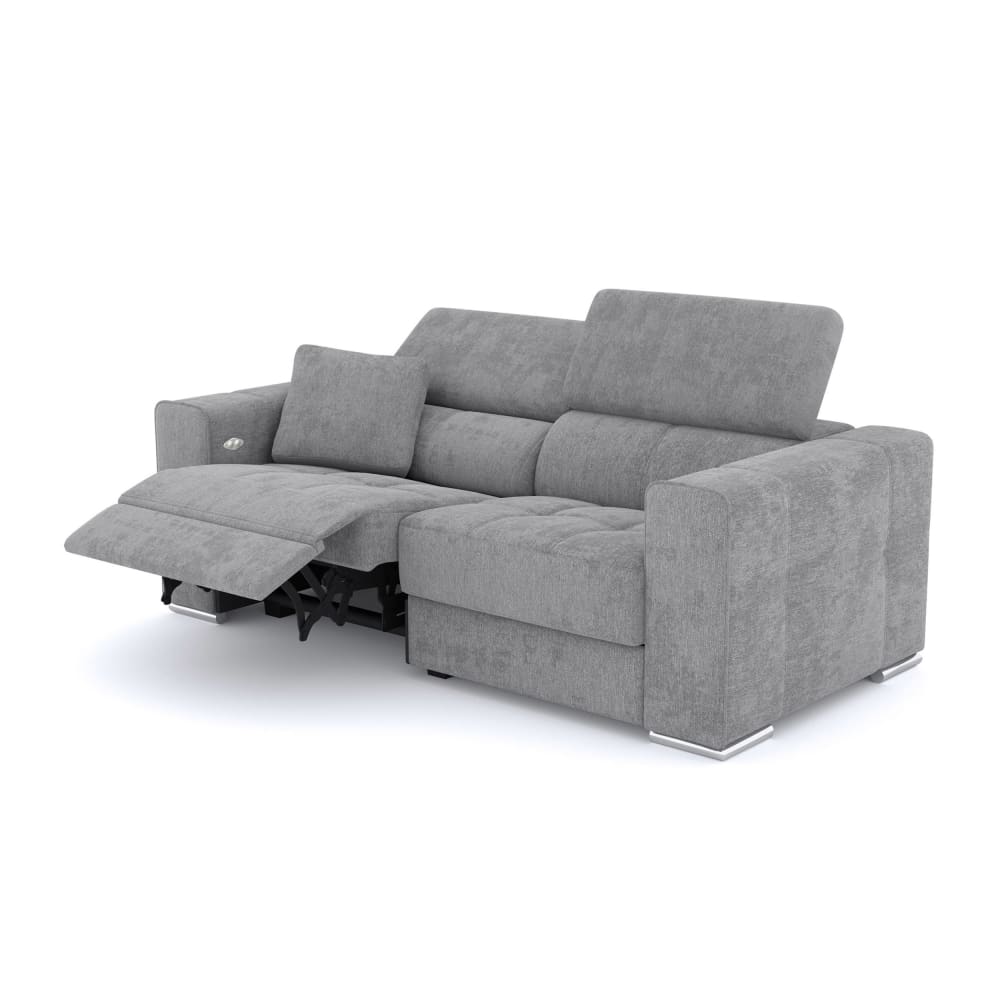 wohnli-moebel-suche-M25043100 Wohnli Möbelsuche - Sofa 3-Sitzer mit 1 Relaxfunktion und verstellbare Kopfstützen