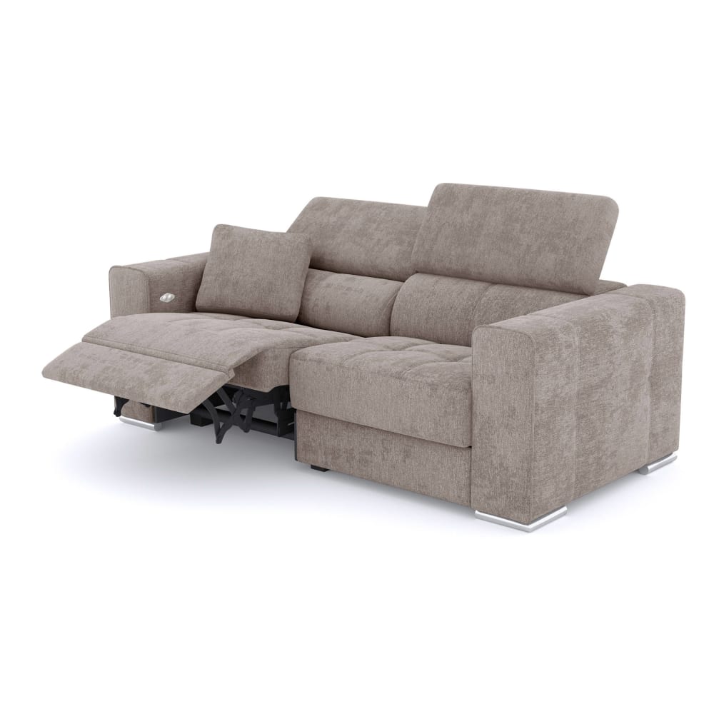 Wohnli Möbelsuche - Sofa 3-Sitzer mit 1 Relaxfunktion und verstellbare Kopfstützen
