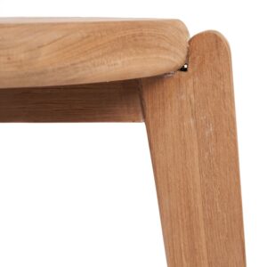 Beistelltisch aus wiederverwertetem Teakholz in braun 40 x 40 x 50 cm 40x50x40cm Holz Beige Bazar Bizar Möbel Wohnzimmermöbel Beistelltische