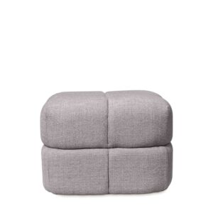 wohnli-moebel-suche-M25044867-1 Gepolstertes Sitzkissen in Grau 50x36x50cm PES - Polyester Grau Koketto Home Sofas und Sessel Sessel, Poufs und Fußbänke Sitzsäcke
