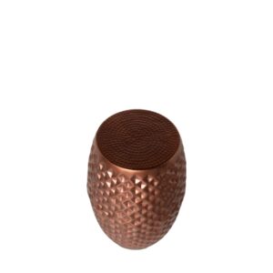 wohnli-moebel-suche-M25044885-1 Moderner Beistelltisch aus Aluminium in Bronzeoptik 35x47x35cm Metall Gold Koketto Home Möbel Wohnzimmermöbel Beistelltische