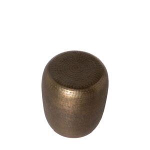 Beistelltisch aus altgoldfarbenem Metall. 30x40x30cm Metall Gold Koketto Home Möbel Wohnzimmermöbel Beistelltische