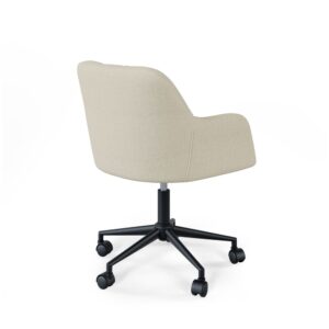 wohnli-moebel-suche-M25044939-1 Gepolsterter Schreibtischstuhl in Beige 60x78x65cm Metall Beige Koketto Home Möbel Büromöbel Bürostühle