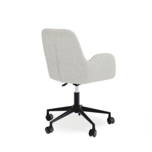 Schreibtischstuhl  in Grau 60x81x65cm Metall Grau Koketto Home Möbel Büromöbel Bürostühle