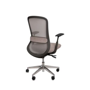 wohnli-moebel-suche-M25044957-1 Schreibtischstuhl in Topo 67x105x67cm Metall Taupe Koketto Home Möbel Büromöbel Bürostühle