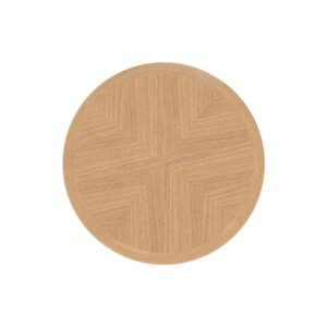 wohnli-moebel-suche-M25045060-1 Quadratischer Küchentisch aus schwarzem Polypropylen. 100x75x100cm Holz Braun Koketto Home Möbel Esszimmermöbel Esstische