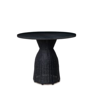 wohnli-moebel-suche-M25045062 Wohnli Möbelsuche - Runder Tisch aus schwarzem Rattan