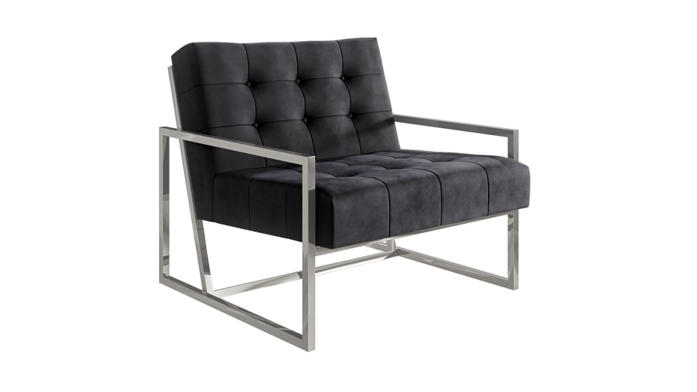 wohnli-moebel-suche-M25046326 Wohnli Möbelsuche - Loungesessel aus Samt-Bezug