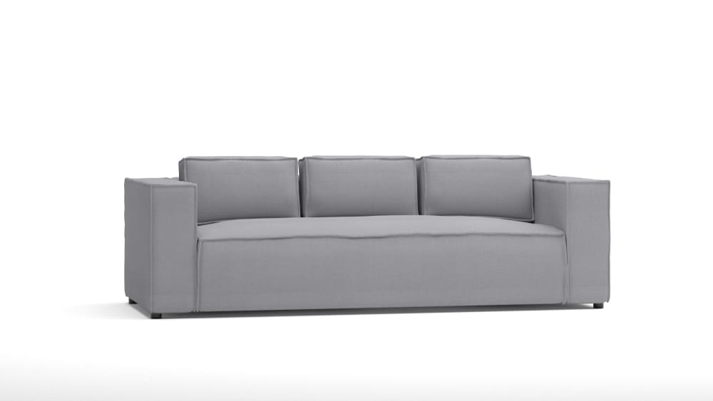 Wohnli Möbelsuche - Modernes Sofa 3-Sitzer aus Mikrofaser-Bezug
