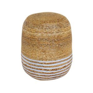 Wohnli Möbelsuche - Runder Pouf aus Jute