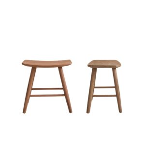 wohnli-moebel-suche-M25053472 Wohnli Möbelsuche - Satz von 2 Hockern aus massivem Teakholz 45 cm