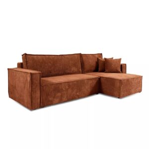 wohnli-moebel-suche-M25053536 Wohnli Möbelsuche - Ecksofa mit Schlaffunktion Cord Kupfer