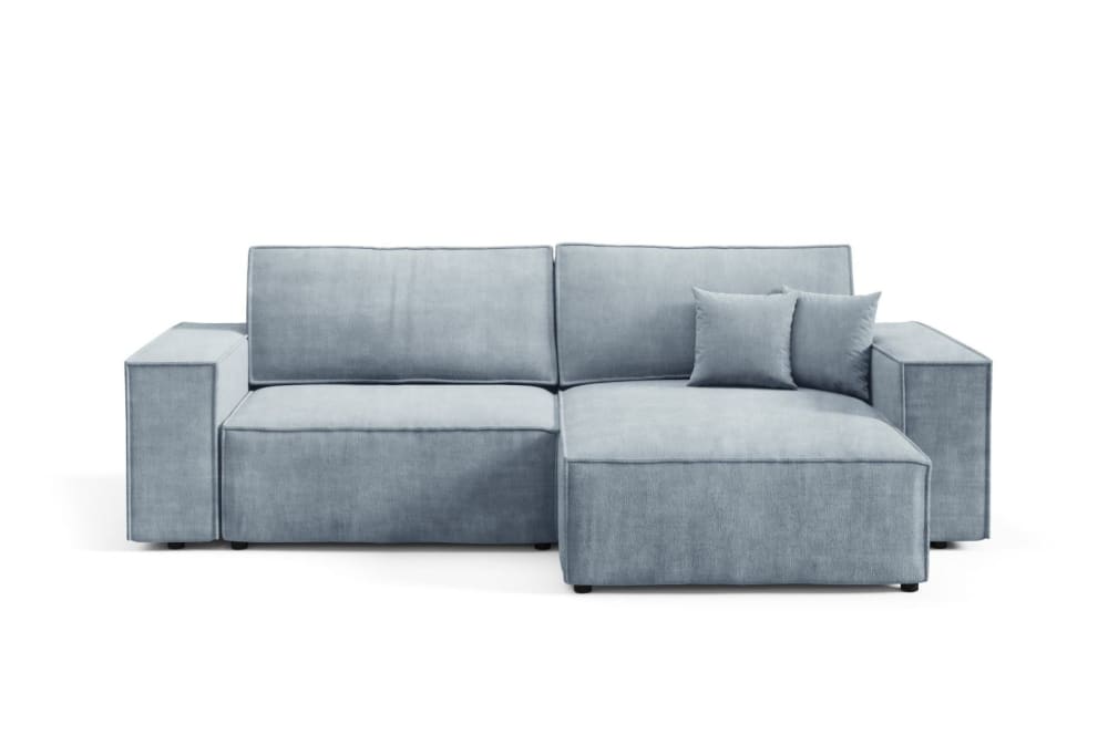 Wohnli Möbelsuche - Ecksofa mit Schlaffunktion Grau