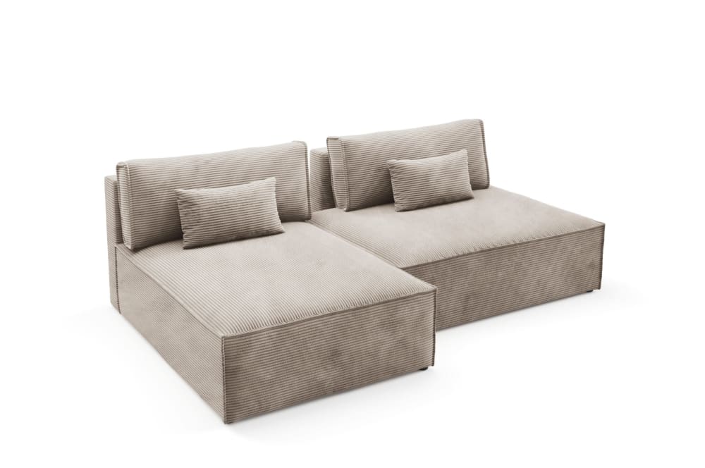 Wohnli Möbelsuche - Modulares Ecksofa mit Schlaffunktion Beige