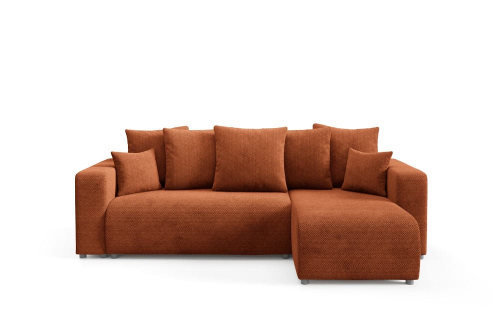 Wohnli Möbelsuche - Ecksofa mit Schlaffunktion Kupfer