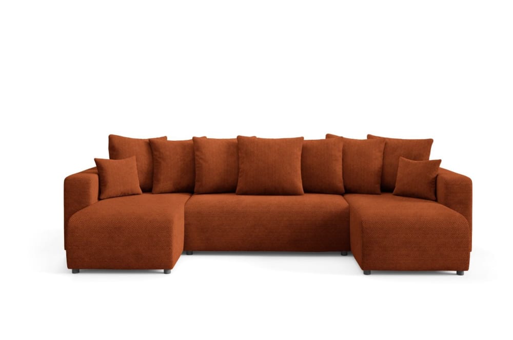 Wohnli Möbelsuche - Ecksofa mit Schlaffunktion Kupfer