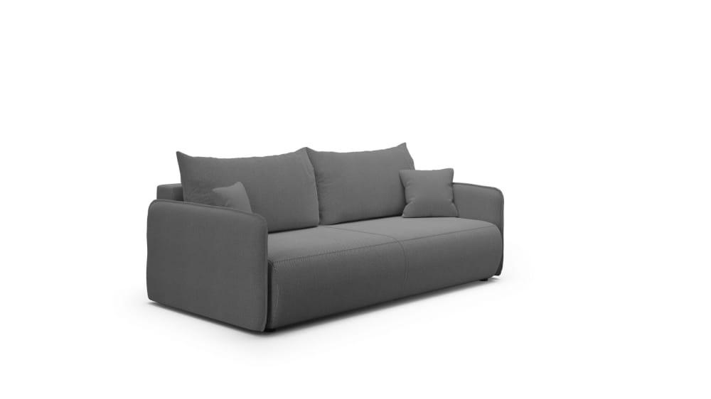 Wohnli Möbelsuche - Schlafsofa 4-Sitzer Grau anthracite