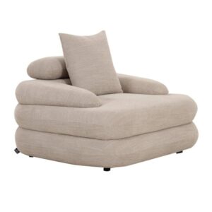 103x70x117cm Stoff Beige Pole to Pole Sofas und Sessel Sessel, Poufs und Fußbänke Sessel