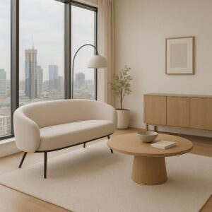 wohnli-moebel-suche-M25054294-1 Bank Mars 2-Sitzer, beige 70x75x136cm Spanplatte Beige Pole to Pole Sofas und Sessel Sofas Sitzbank und Polsterbank