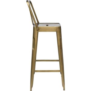 36x105x36cm Metall Gold Trademark Living Möbel Esszimmermöbel Barhocker