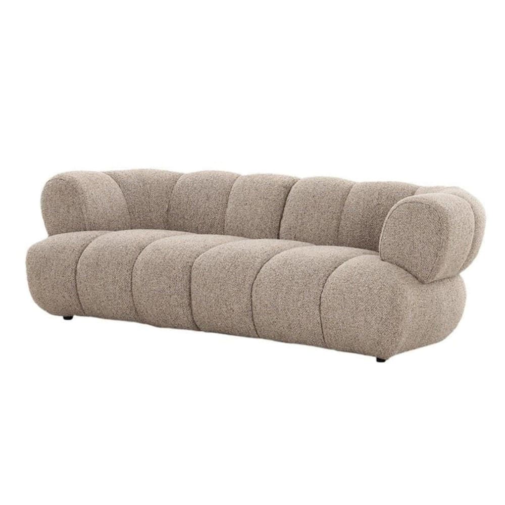 5-Sitzer Sofa New York aus Teddy Bouclé