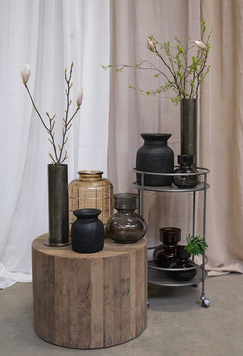 60x45x60cm Holz Braun Trademark Living Möbel Wohnzimmermöbel Couchtische