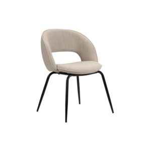 58x86x58cm Stoff Beige Pole to Pole Möbel Esszimmermöbel Stühle