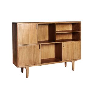 150x110x37cm Holz Braun Kodu Möbel Esszimmermöbel Sideboards, Highboards & niedrige Anrichten
