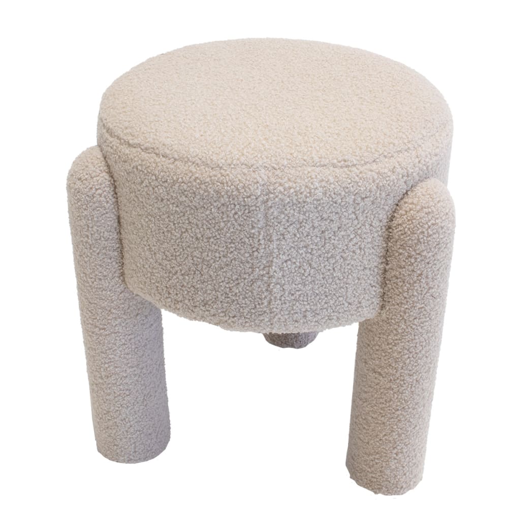 Wohnli Möbelsuche - Pouf aus Stoff 44x44x42cm